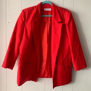 Vintage Red Blazer